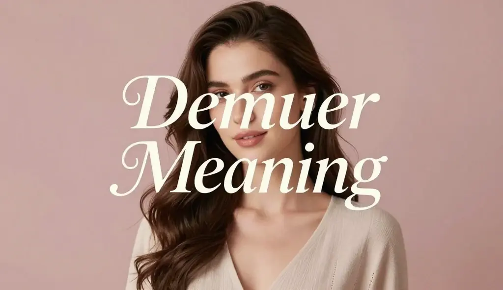 demure meaning