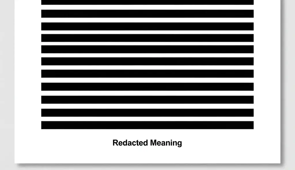 redacted meaning